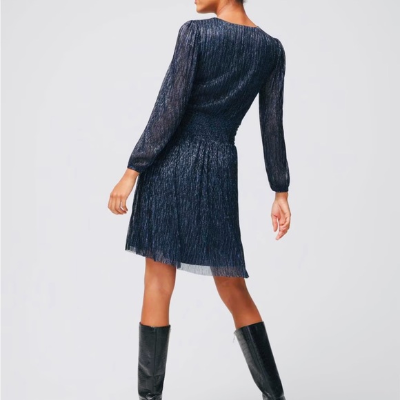 Navy Blue Dress - Picture 3 of 5